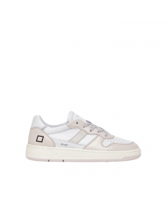 D.A.T.E. COURT CALF W WHITE-PINK PE24