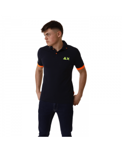 SUN68 POLO FLUO C/LOGO