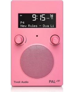 Radio Portatile Analogico e Digitale Bluetooth Rosa RADTIVROS