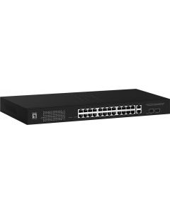 Switch di Rete Gestito L2 Gigabit Ethernet 10/100/1000 Poe 1U GEP-2841