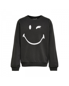 ONLY KIDS SMILEY LIFE L/S O-NECK SWT