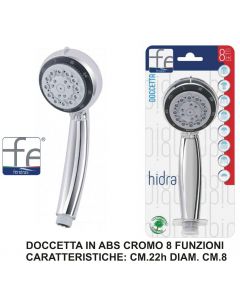 Doccetta Doccia Cromo 8 Funzioni R017024