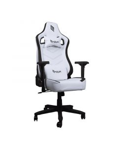 LOU L7 Sedia Gaming in Similpelle Reclinabile Bianco / Nero GC0619RB-L7K4