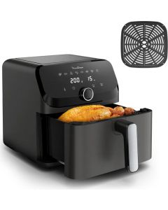 Easy Fry Mega Friggitrice ad Aria 7.5 Litri 2020 W Timer Nero EZ855HF0