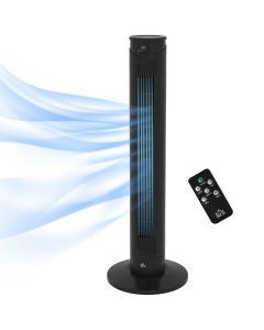 Ventilatore a Torre 45W a 4 Modalit&agrave e 3 Velocit&agrave colore Nero 0BKAM382