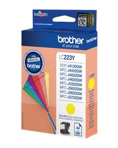 Cartuccia Originale Inkjet per Stampante Brother MFC-J4620DW LC223Y