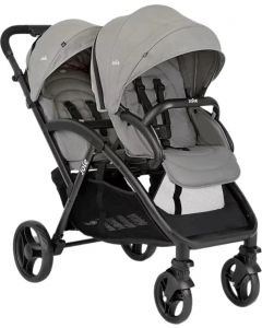 Litetrax 3 Passeggino Leggero Gemellare Pieghevole 0M-15 Kg Cobblestone