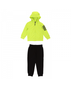 EA7 TRAIN VISIBILITY BOY T-SUIT HOODIE FZ CH COFT