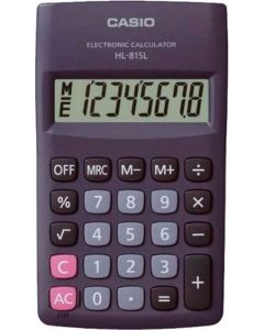Calcolatrice Portatile Tascabile 8 numeri display grande Nero HL-815L