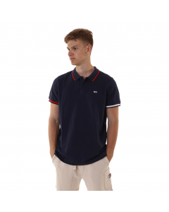 TOMMY JEANS TJM REG FLAG CUFFS POLO