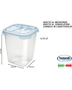Frigo Box Quadrato litri 4.75 Nuvola Acqua Trasparente 2629-1