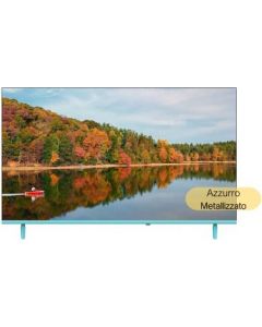 Smart TV 40&quot Display QLED HD Sistema Vidaa Cl. G Azzurro ND40S408QMBL