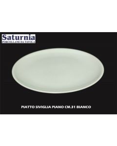 Piatto Siviglia Piano cm 31 Bianco SAT001884