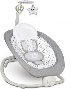 Pascal - Sdraietta Neonato Max 9 Kg per Neonati Grey Dove