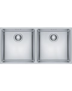 Lavello Cucina 2 Vasche 86 Cm Acciaio Inox Maris Acciaio 127.0525.283