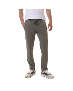 L'AGAMA' PANTALONE COTONE STRETCH TENCEL