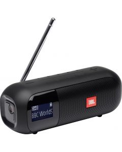 Radio Portatile Digitale DAB+ Bluetooth Display LCD USB Nero JBLTUNER2BLK