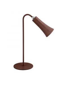 Lampada da Tavolo LED Ricaricabile 1 Watt &oslash 35 cm Ruggine 212599 Alice