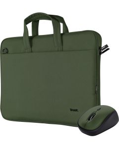 Borsa per Notebook 16&quot Valigetta Verde + Mouse Bologna 24989