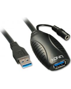 Cavo USB 10 m 3.2 Gen 1 3.1 Gen 1 USB A Nero 43156