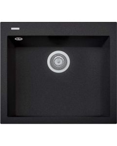 Lavello Cucina 1 Vasca Incasso 60 cm Nero UM44 - ON6010 One Standard