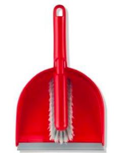 Set Spazzola e Paletta polvere Plastica Rosso 307/p