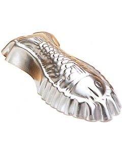 Stampo per Dolci Pesce in Alluminio 27 cm colore Argento