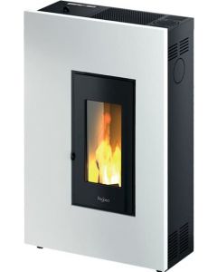 Stufa a Pellet Slim Ventilata 5.2 kW 12 kg Bianco 7020033 Madison 5