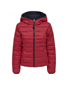 ONLY TAHOE REVERSIBLE HOOD JACKET OTW EQUESTRIAN RED/NIGHT