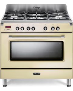 Cucina a Gas 5 Fuochi Forno Elettrico Ventilato 90x60 cm MEM 965 BX