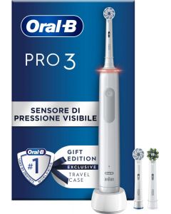 Spazzolino Pro3 3700 Sensi + 2 Ref White Sensi Hbox 60833