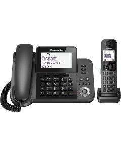 Telefono fisso DECT GAP vivavoce + Telefono Cordless KX-TGF310EXM