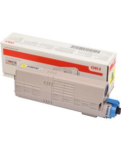 Toner Originale per Stampanti C612 6000 pagine Giallo 46490605