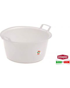 Bacinella rotonda 40 cm 15 L Polietilene Neutro 28403