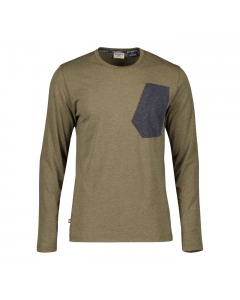 DOLOMITE TEE M'S PELMO DRI LS BURNISHED GREEN