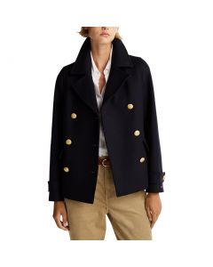 TOMMY HILFIGER WOOL BLEND DB PEACOAT