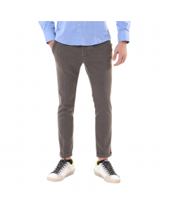 40 WEFT PANTALONE CHINO REGULAR FIT IN FLANELLA ST