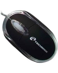 Mouse 3 tasti con scroll USB Black TM2023