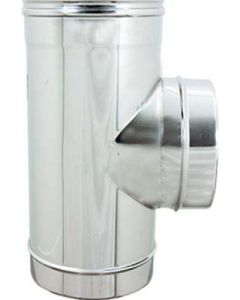 Tubo a Tee 90&deg mmf Acciaio Inox Aisi 304 cm 8 mmf