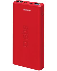 Power Bank 10000 mAh Caricabatterie USB-C Rosso TTBB10000FASTR