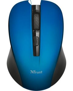 Mouse Wireless Senza Fili Ottico 4 Tasti + Rotella Blu 21870 Silent Click