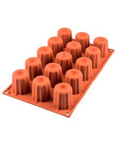 Stampo 15 Midi Cannellè 15 Ø45 h 45 mm Silicone 20059000065