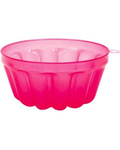 Stampo per Dolci Budino in Polipropilene Set 6 Pezzi 7 cm colore Rosa