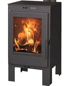 Stufa a Legna in Ghisa Potenza 6,3 Kw Volume 190 m3 Nero 18710