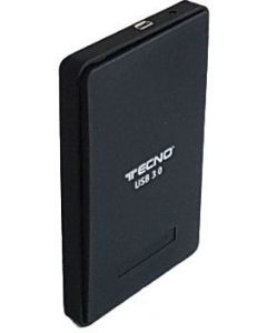 Box Esterno HDD / SSD 2.5" USB 3.0 Rivest.Gomma Nero Retail - 45.15