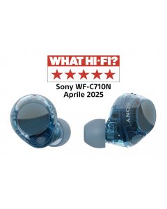 Auricolare True Wireless Bluetooth In-ear Blu Trasparente WFC710NL