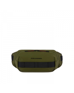 PIQUADRO Marsupio sportivo in tessuto riciclato