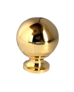 Pomolo Sfera Ottone Lucido mm 18 - 700