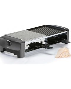 Raclette Elettrica Griglia+Pietra 1400W Raclette 8 Stone&ampGrill Party