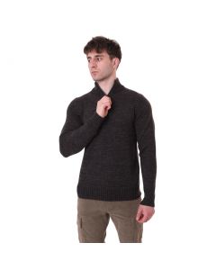 BUNF MAGLIONE BOTTONATO MEZZA ZIP